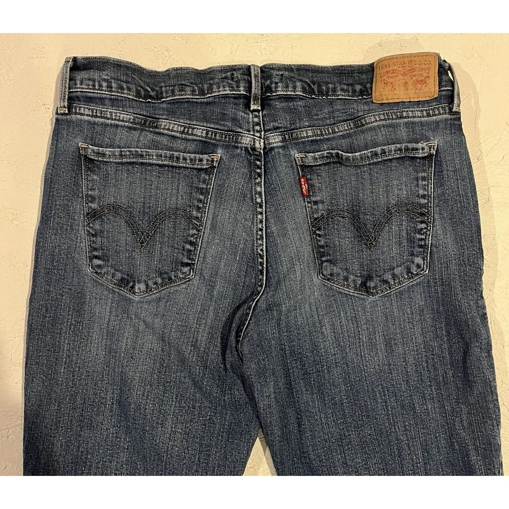Levi's Jeans Mens 30x32 Blue 505 Regular Fit Straight Leg‎ Cotton Denim Pants
